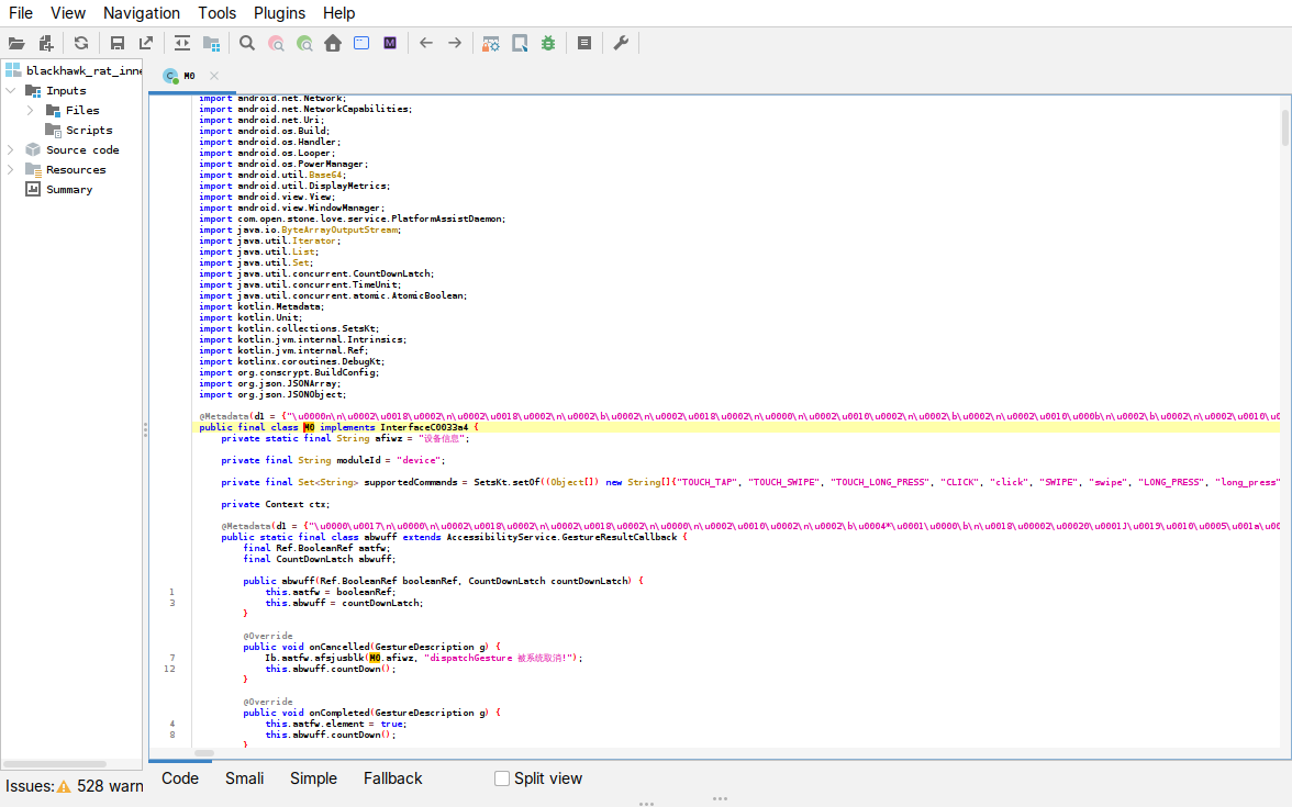 remote-control command module decompiled in jadx