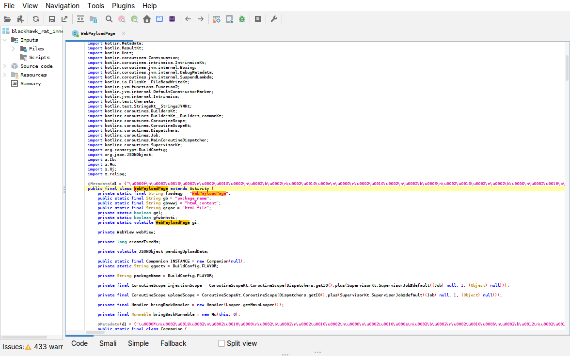 WebPayloadPage decompiled in jadx